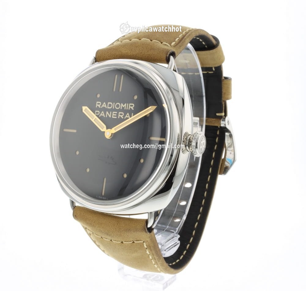 Panerai Radiomir 3 Days 47mm Mens watch Unisex Manual winding Steel PAM00425 PAM425 2