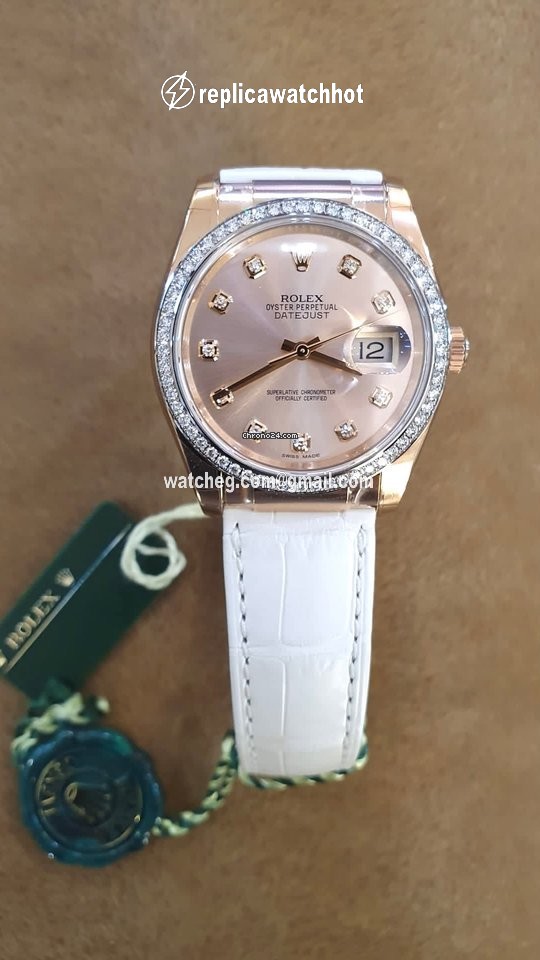 Rolex Datejust 36 Womens watch Rose gold Automatic 116185 2