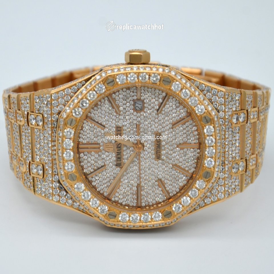 Audemars Piguet Royal Oak Selfwinding Mens watch Unisex Automatic Rose gold 15400OR.OO.1220OR.02 2