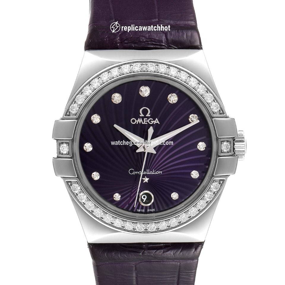 Omega Constellation Quartz Womens watch Quartz Steel 123.18.35.60.60.001 2