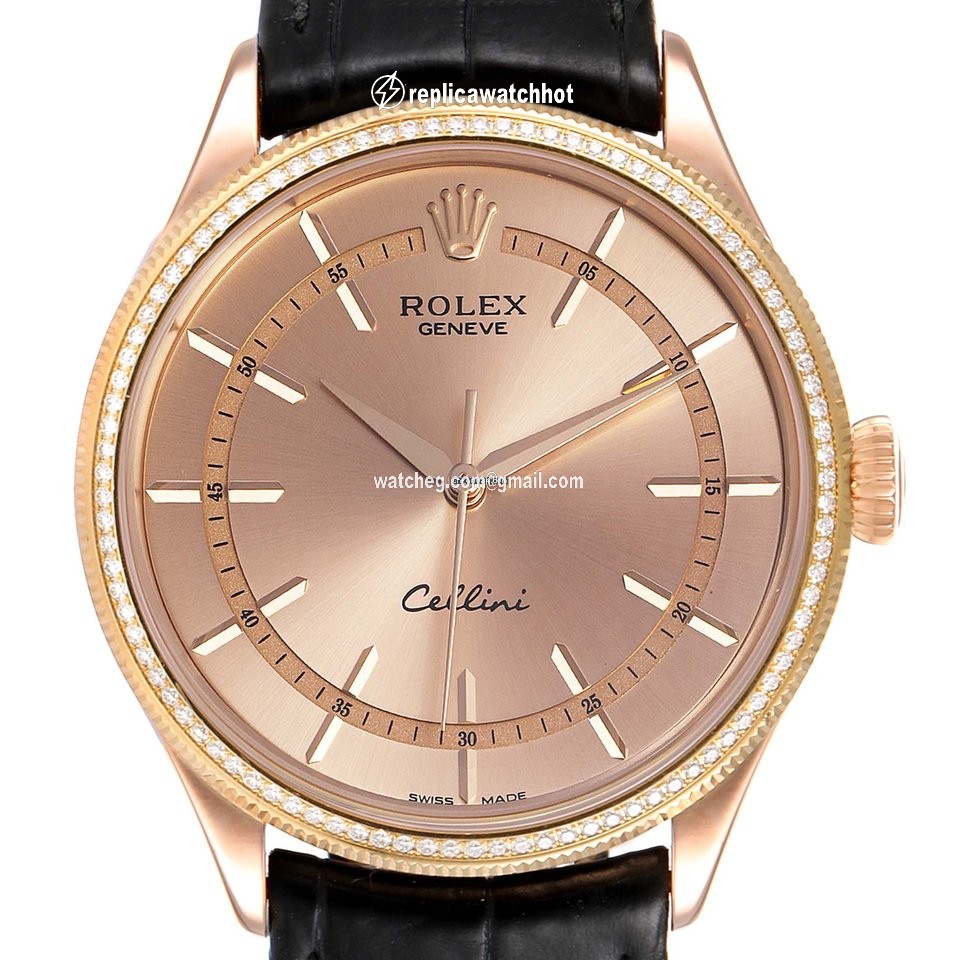 Rolex Cellini Time Mens watch Unisex Rose gold Automatic 50705 2