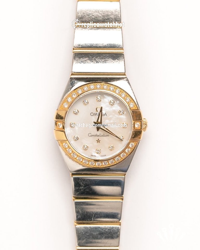 Omega Constellation Quartz Quartz Gold Steel 123.252.460.55.007 2