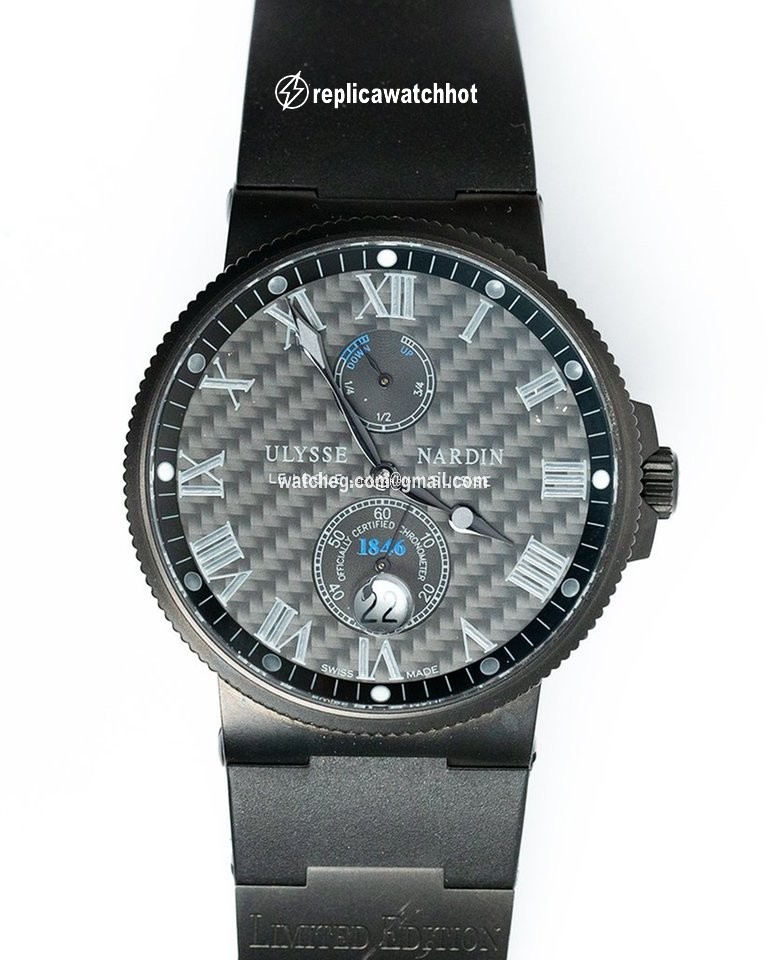 Ulysse Nardin Marine Chronometer 41mm Automatic Steel 263-66LE-3C-42 2