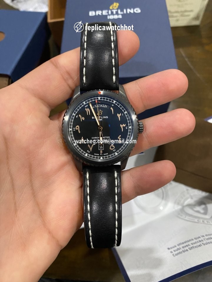 Breitling Aviator 8 Mens watch Unisex Automatic M453301A1B1X2 2