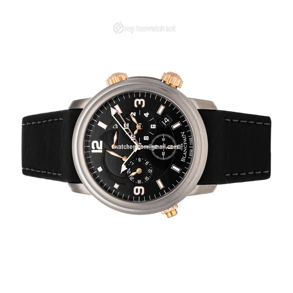 Blancpain Leman Reveil GMT Mens watch Unisex Automatic Titanium 2041-12A30-64B 2