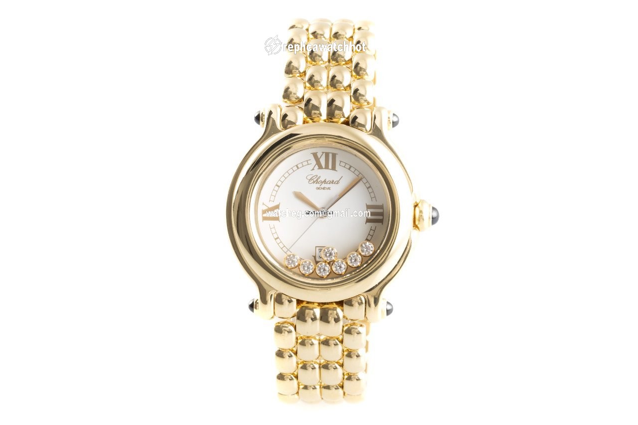 Chopard Happy Sport Womens watch Quartz Yellow gold 27 6137-23 2