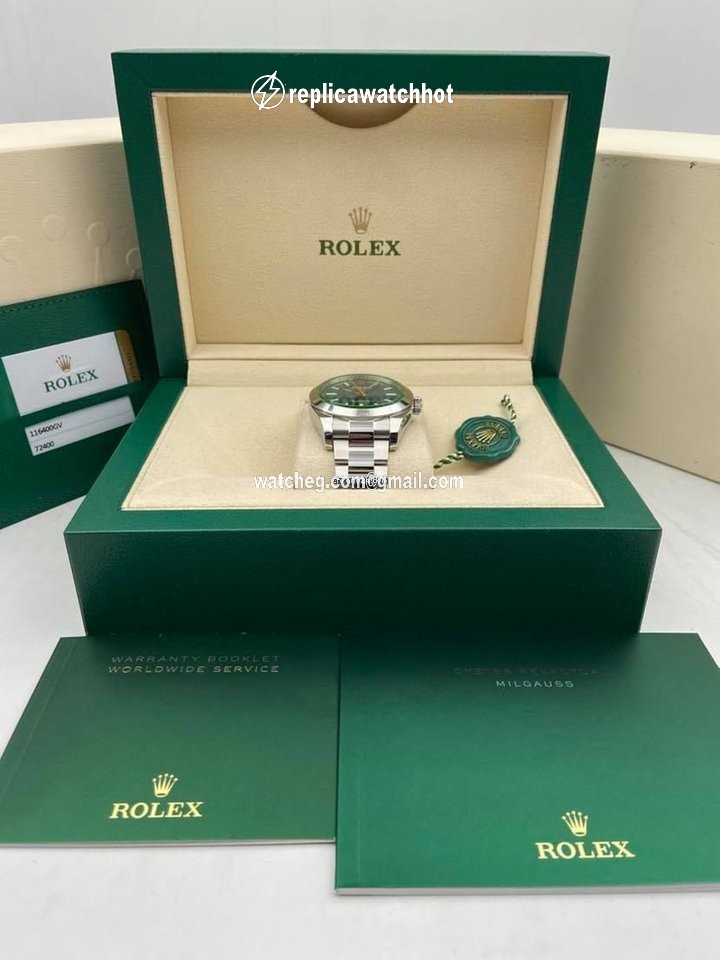 Rolex Milgauss Mens watch Unisex Steel Automatic m116400gv-0002 2