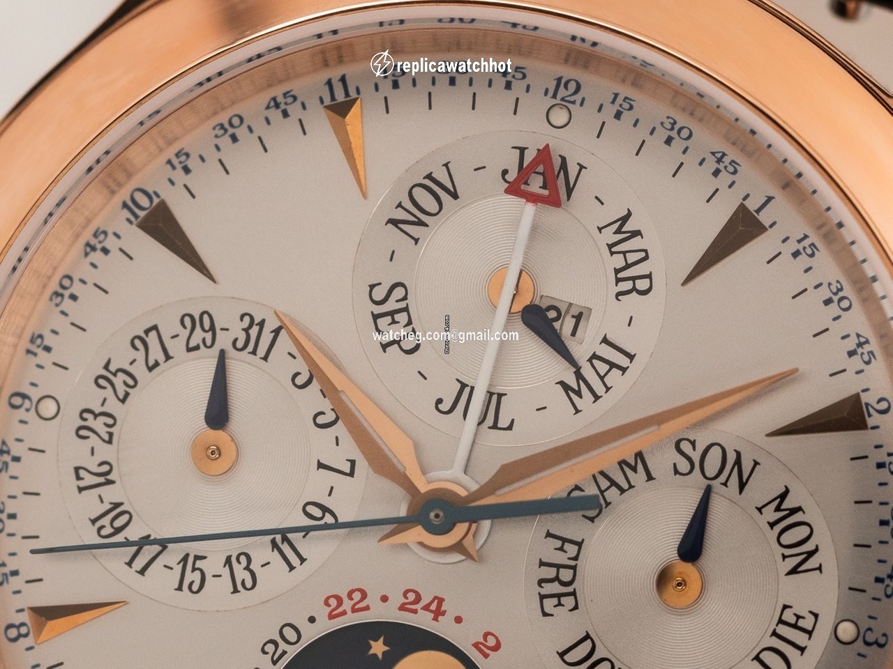 Jaeger-LeCoultre Master Memovox Mens watch Unisex Automatic Rose gold 146.2.95 2
