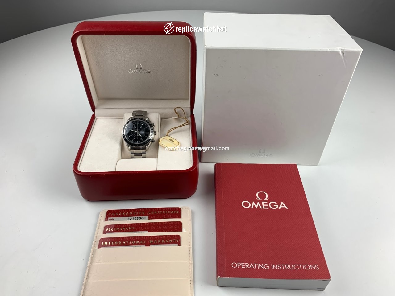 Omega Speedmaster Date Mens watch Unisex Automatic Steel 32105000 2