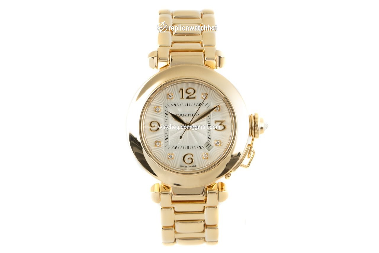Cartier Pasha Womens watch Automatic Yellow gold 2397 2