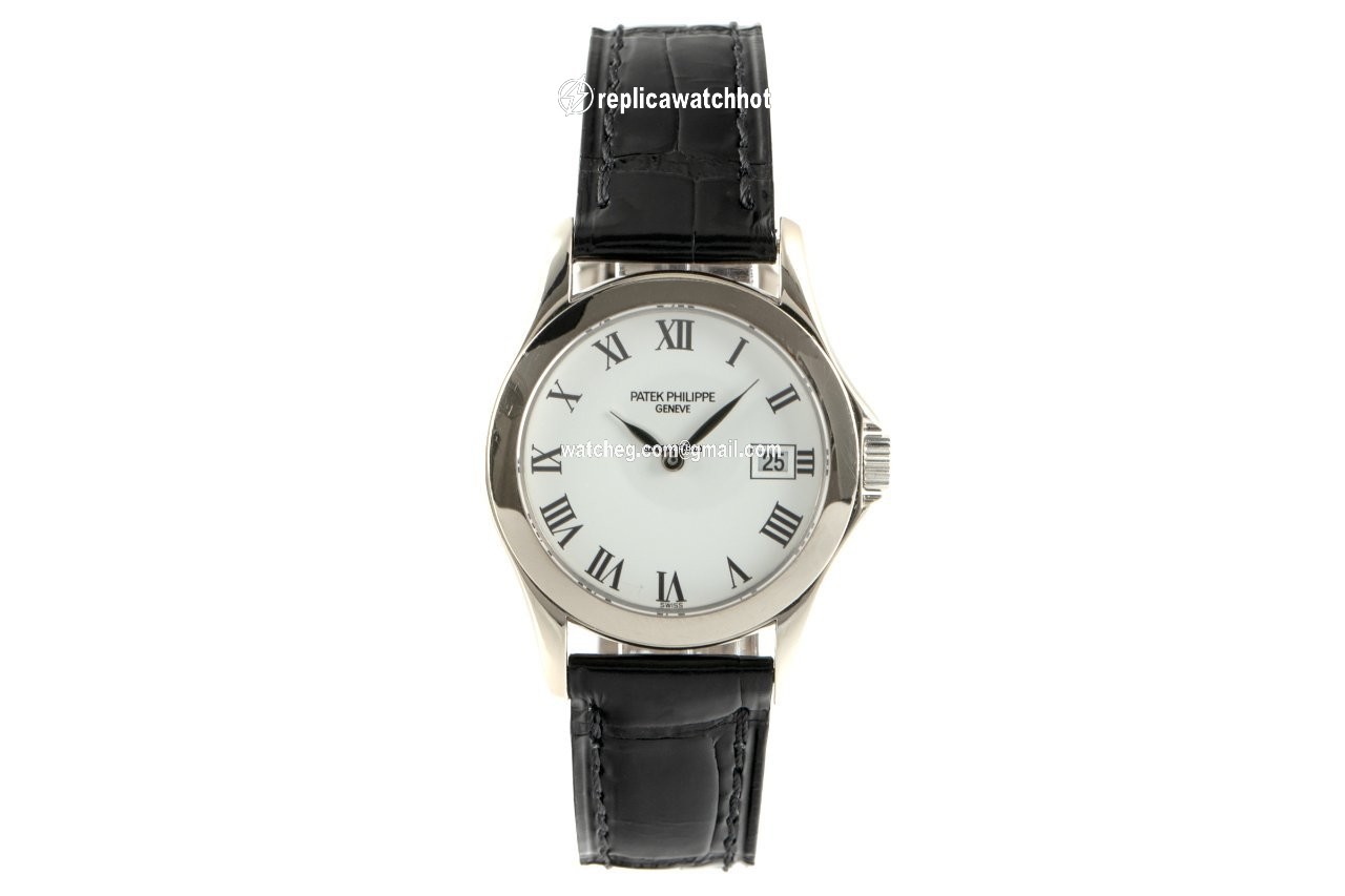 Patek Philippe Calatrava Womens watch Quartz White gold 4906 2