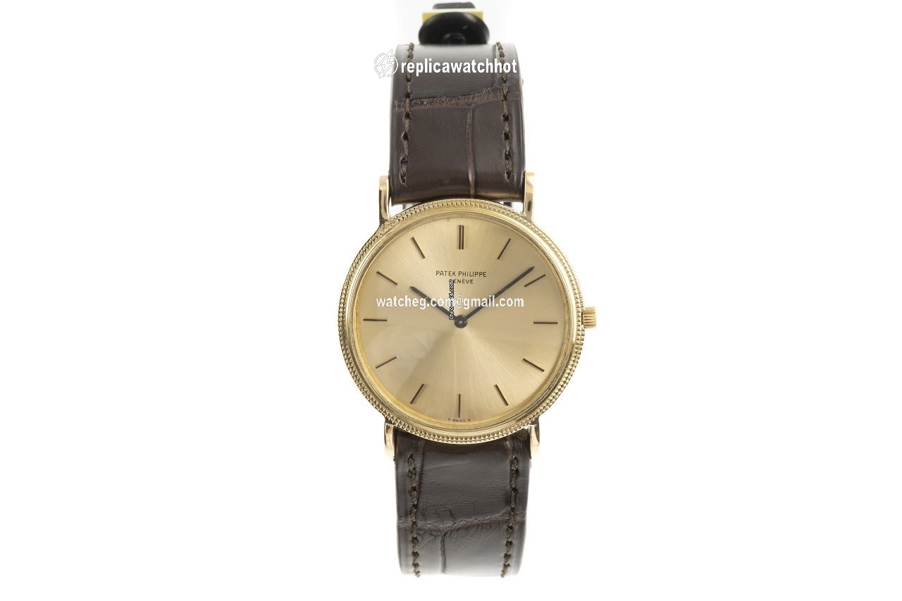 Patek Philippe Calatrava Mens watch Unisex Manual winding Yellow gold 3520 2