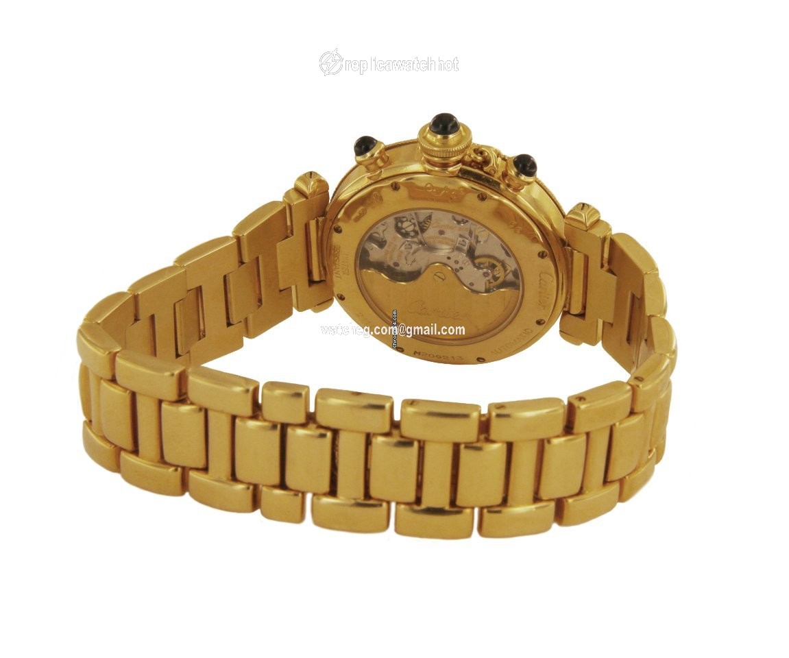 Cartier Pasha Mens watch Unisex Automatic Yellow gold 2111 1 2