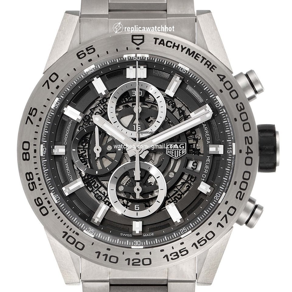 TAG Heuer Carrera Calibre HEUER 01 Mens watch Unisex Automatic Titanium CAR2A8A.FT6072 2