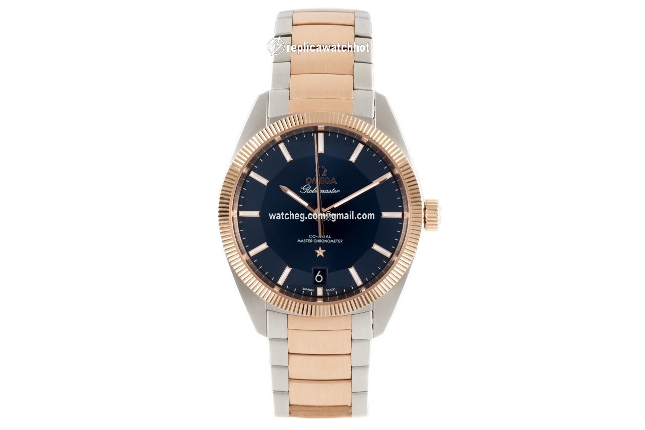 Omega Globemaster Mens watch Unisex Automatic Gold Steel 130.20.39.21.03.001 2