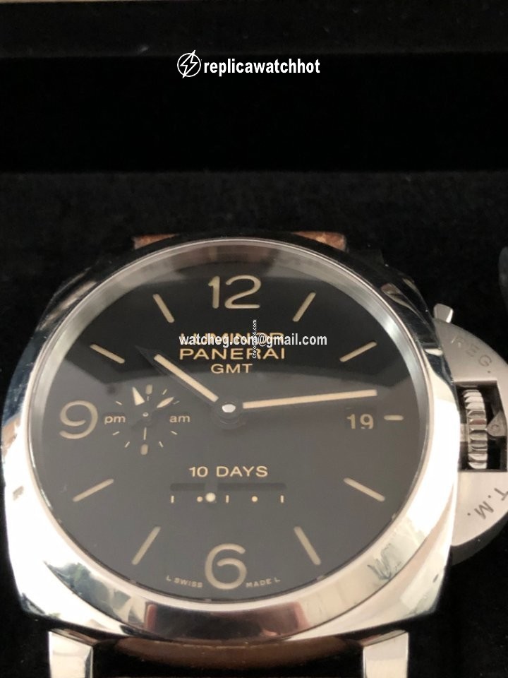 Panerai Luminor 1950 10 Days GMT Mens watch Unisex Automatic Steel PAM 00533 2