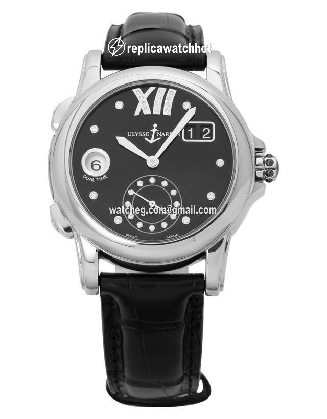 Ulysse Nardin Dual Time Womens watch Automatic Steel 3343-222 30-02 2