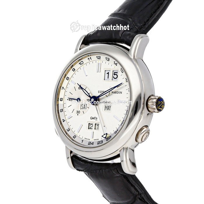 Ulysse Nardin GMT + - Perpetual Mens watch Unisex Automatic White gold 320-22 32 2