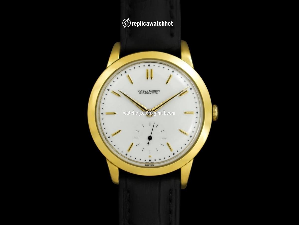 Ulysse Nardin Mens watch Unisex Gold Steel 8094 2