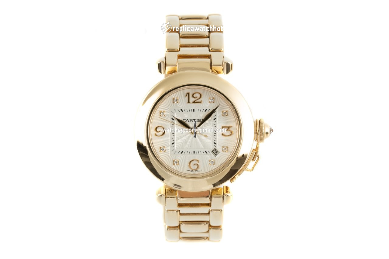 Cartier Pasha Womens watch Automatic Yellow gold WJ1110H9 2