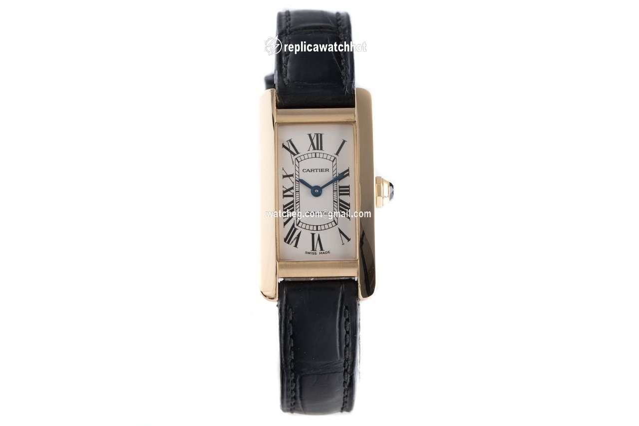 Cartier Tank Americaine Womens watch Quartz Yellow gold 2482 2