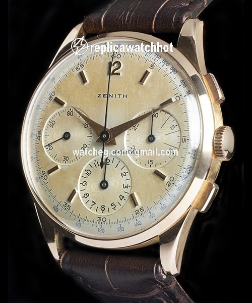 Zenith Mens watch Unisex Manual winding Rose gold 20528 2