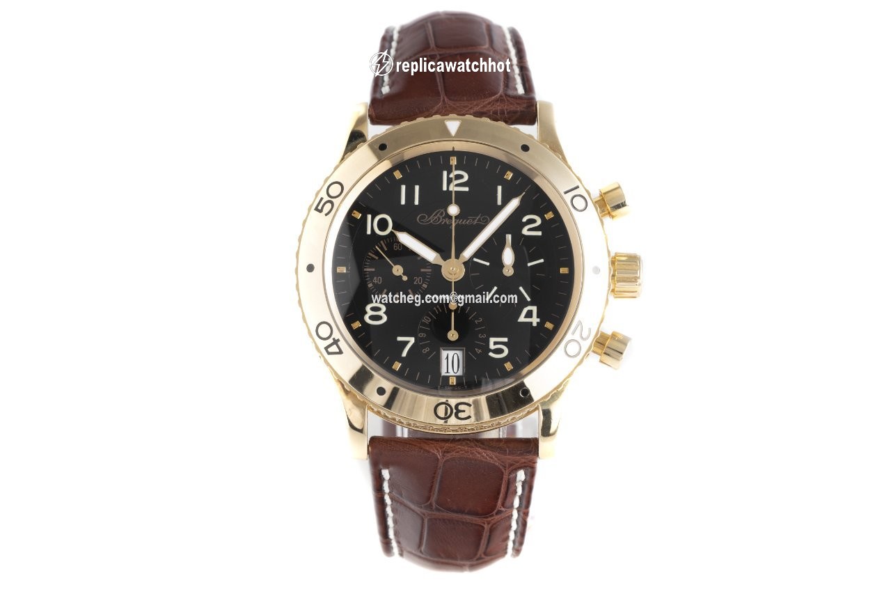 Breguet Type XX - XXI - XXII Mens watch Unisex Automatic Yellow gold 3820 2