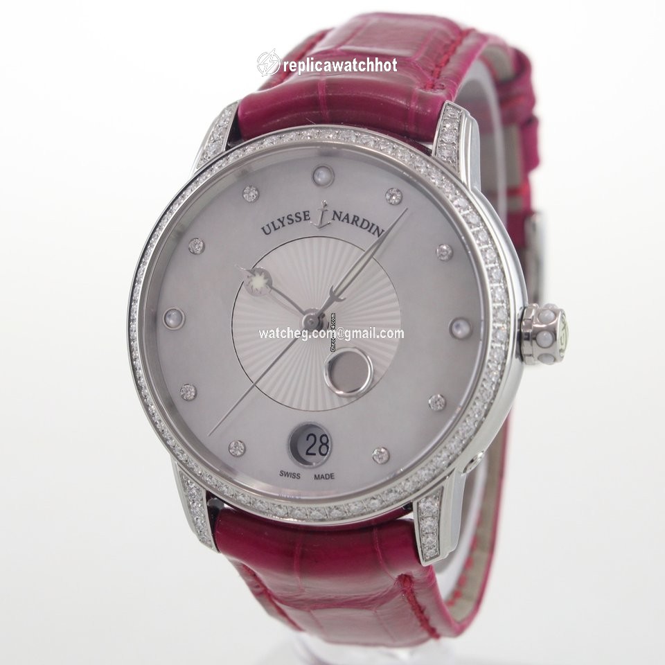 Ulysse Nardin Classico Luna Womens watch Automatic Steel 8293-123 2