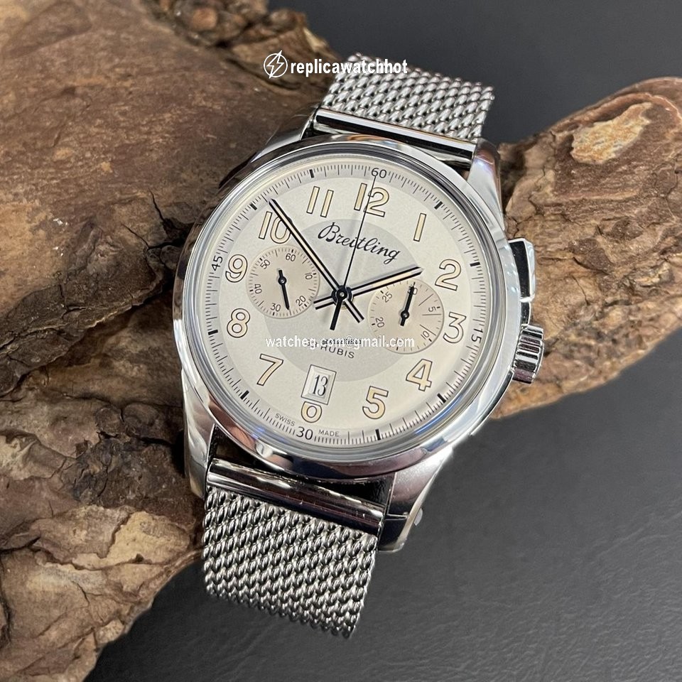 Breitling Transocean Chronograph 1915 Automatic Steel AB141112 2