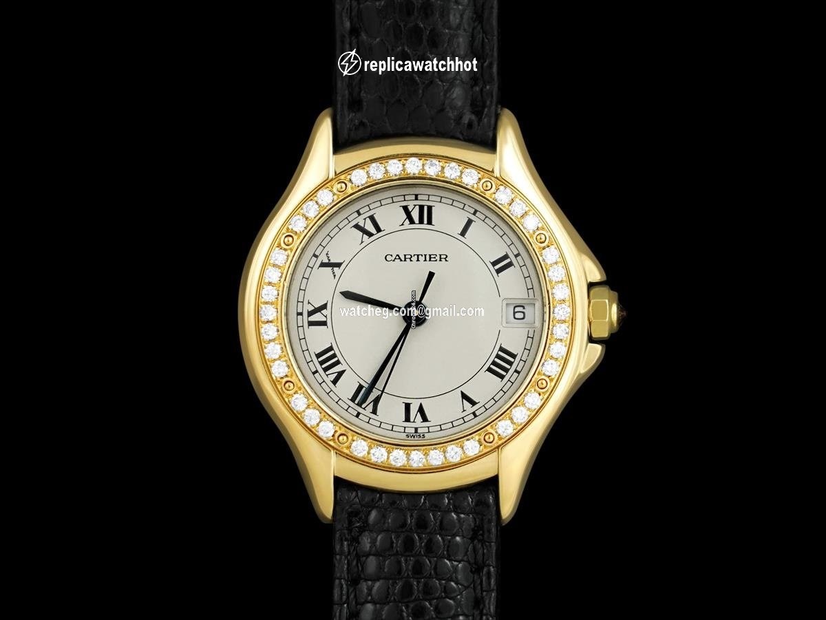 Cartier Cougar Womens watch Quartz Yellow gold 7980 2