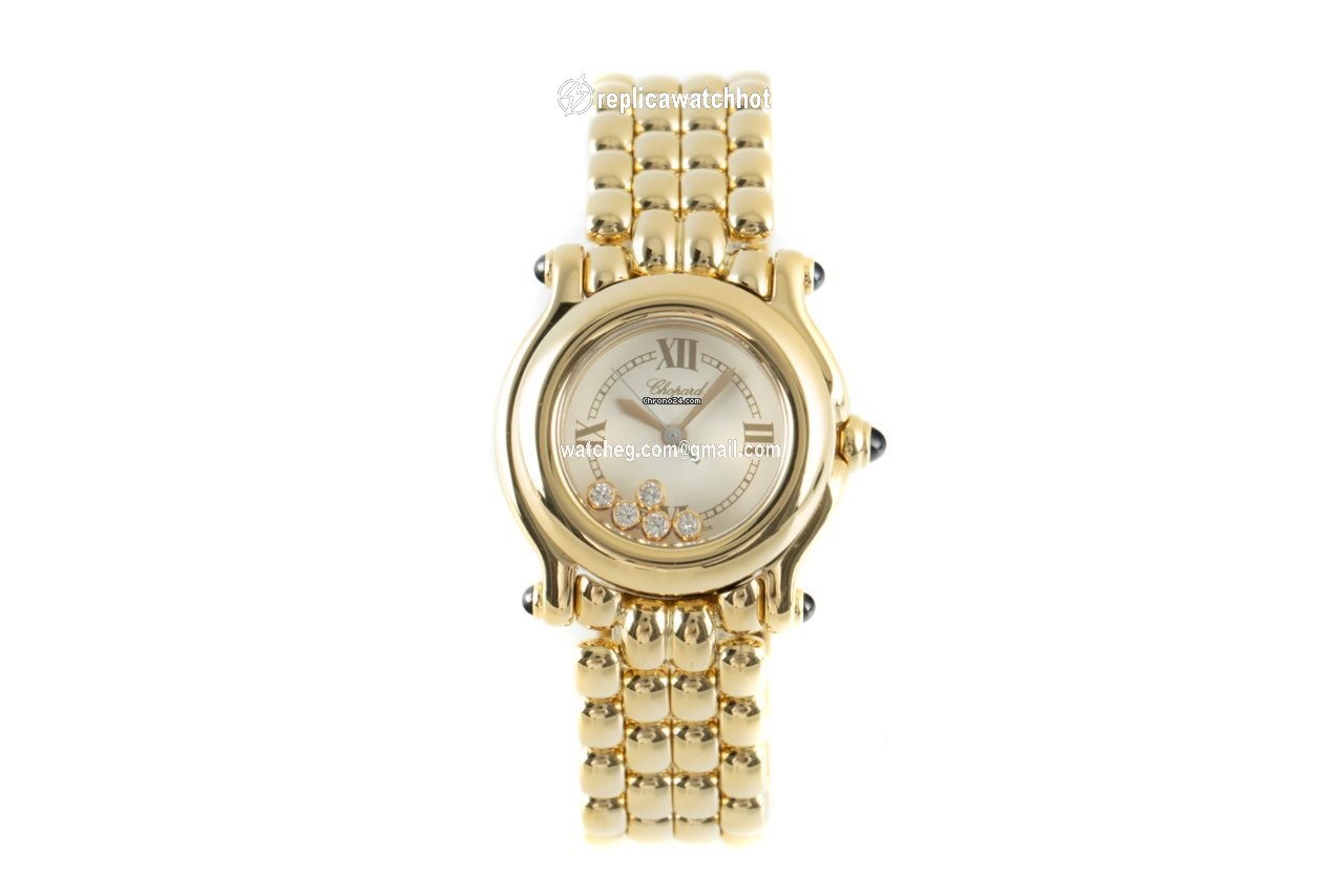 Chopard Happy Sport Womens watch Quartz Yellow gold 27 6150-23 2