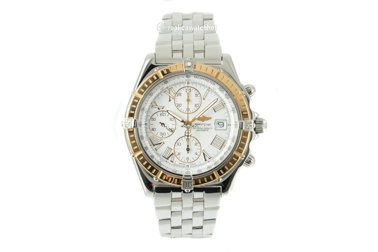Breitling Crosswind Racing Mens watch Unisex Automatic Gold Steel D13055 2