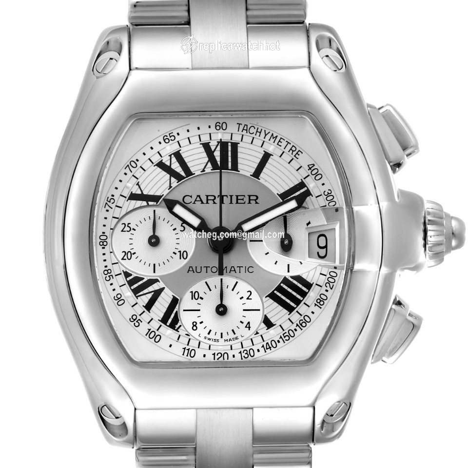 Cartier Roadster Mens watch Unisex Automatic Steel W62006X6 2