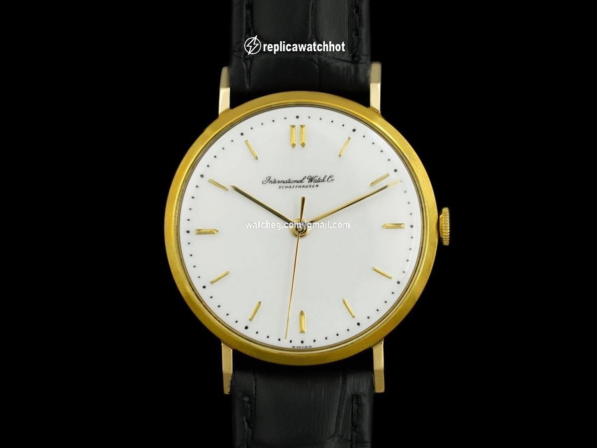 IWC Mens watch Unisex Manual winding Yellow gold 8091 2