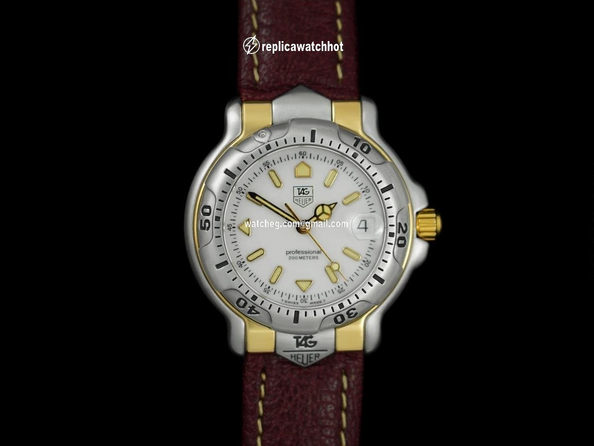 TAG Heuer 6000 Mens watch Unisex Quartz Gold Steel 8181 2