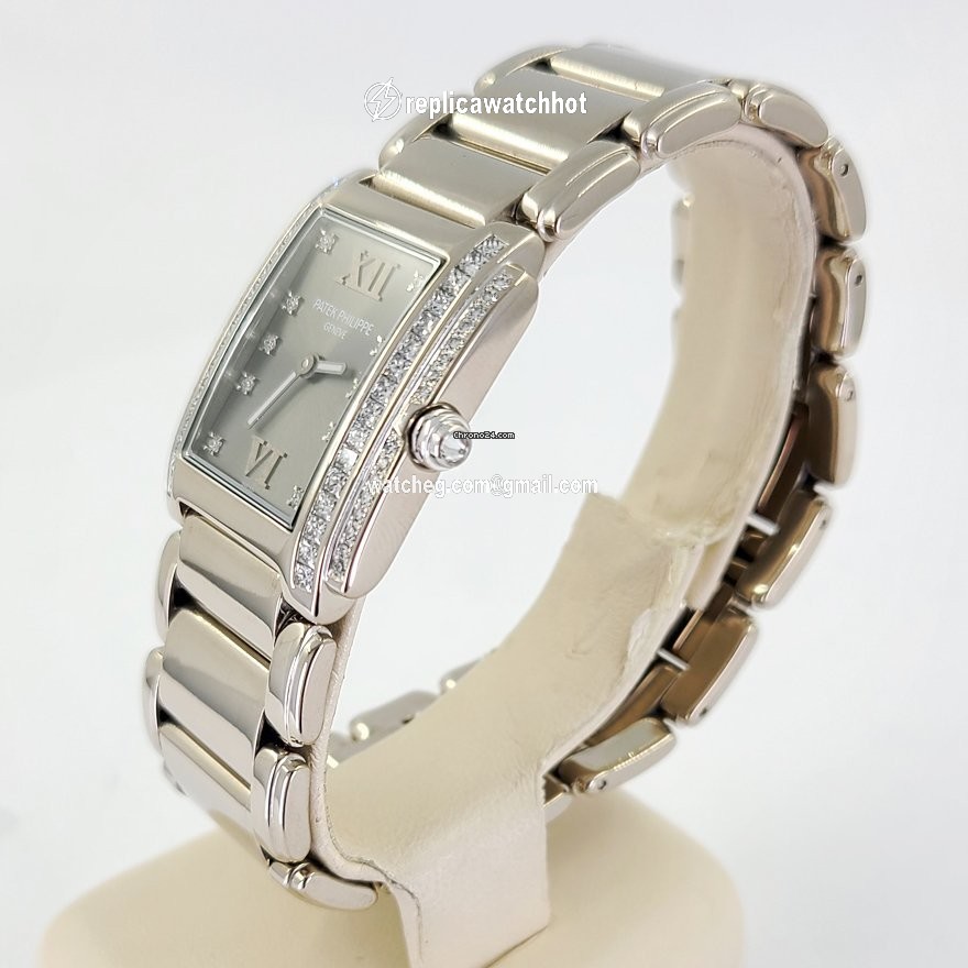 Patek Philippe Twenty~4 Womens watch Quartz White gold 4910 20G 2