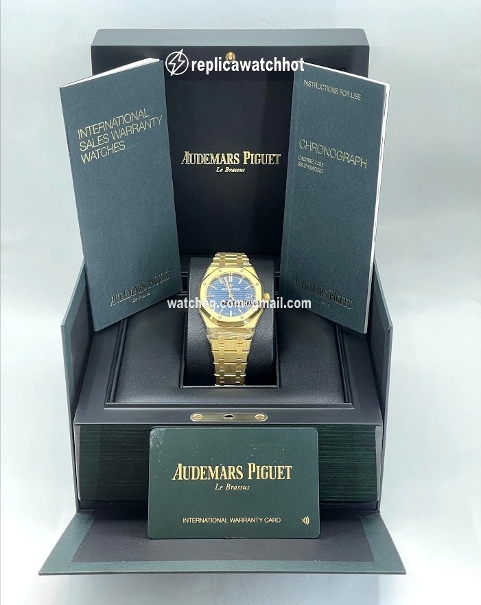 Audemars Piguet Royal Oak Selfwinding Womens watch Automatic Yellow gold 15450BA.OO.1256BA.02 2