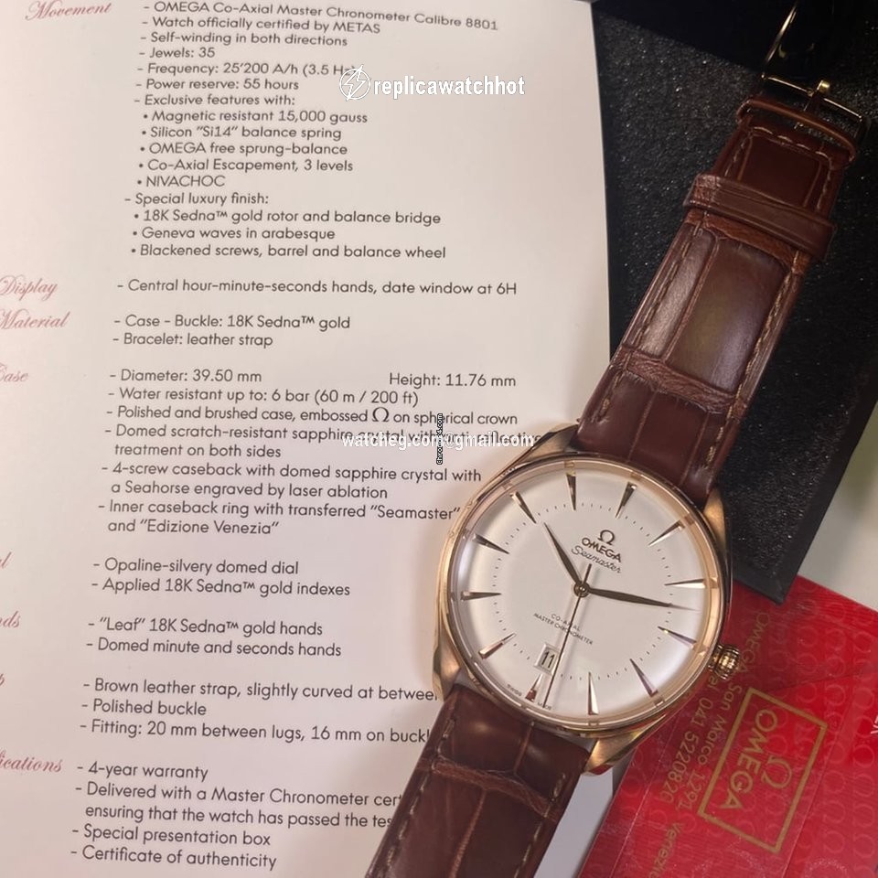 Omega Seamaster Mens watch Unisex Automatic Rose gold 511.53.40.20.02.001 2