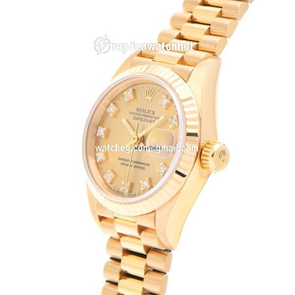 Rolex Lady-Datejust Womens watch Yellow gold Automatic 69178G 2