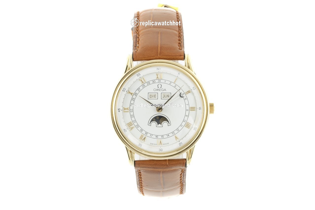 Omega Mens watch Unisex Automatic Yellow gold 156.003 2