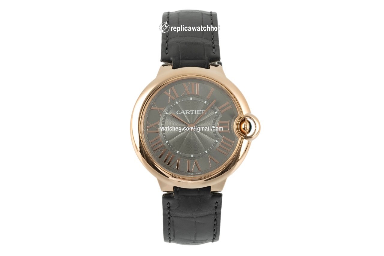Cartier Ballon Bleu Mens watch Unisex Manual winding Red gold 3661 2