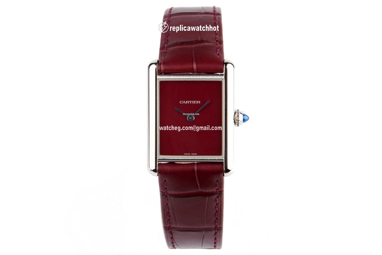 Cartier Tank Mens watch Unisex Quartz Steel WSTA0054 2