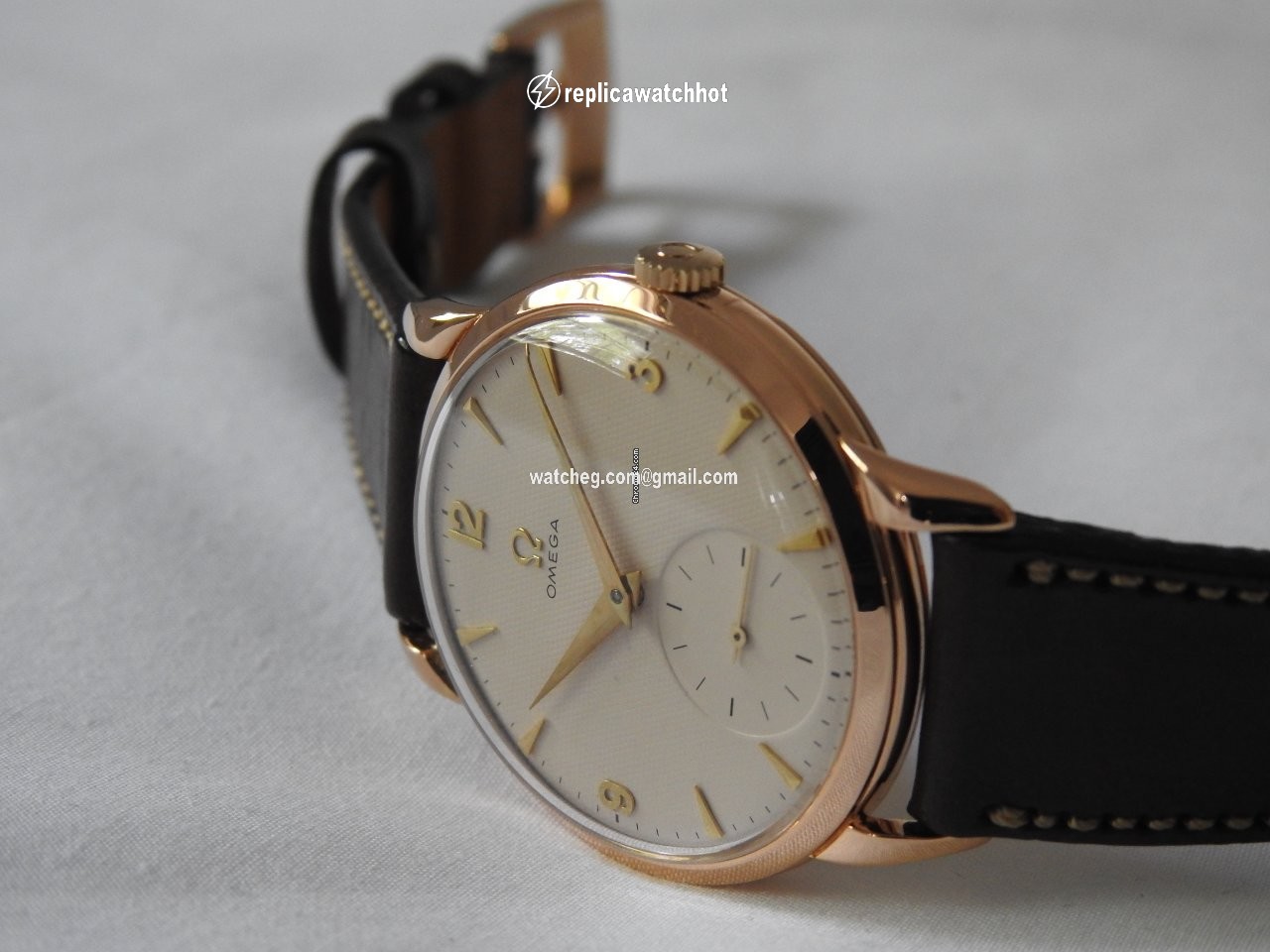 Omega De Ville Tresor Mens watch Unisex Manual winding Rose gold 2685 2