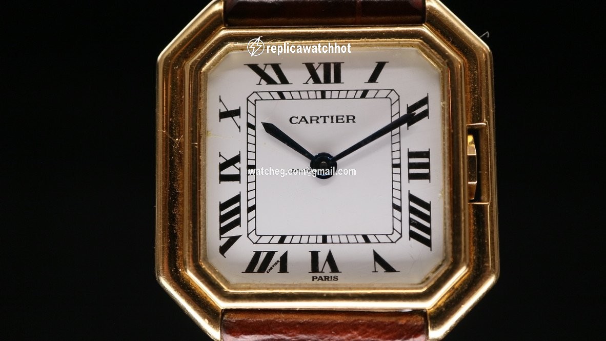 Cartier Mens watch Unisex Manual winding Yellow gold 780992616 2