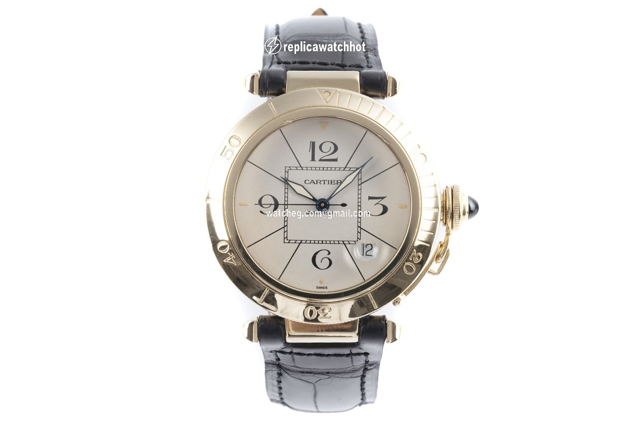 Cartier Pasha Mens watch Unisex Automatic Yellow gold 820903 2