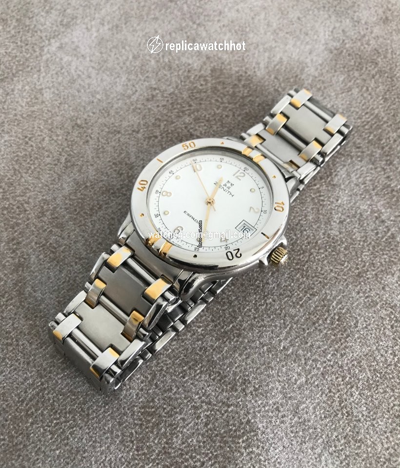 Zenith El Primero Espada Mens watch Unisex Quartz Gold Steel 59.0140.337 2