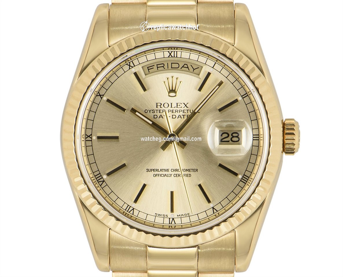 Rolex Day-Date 36 Mens watch Unisex Yellow gold Automatic 118238 2