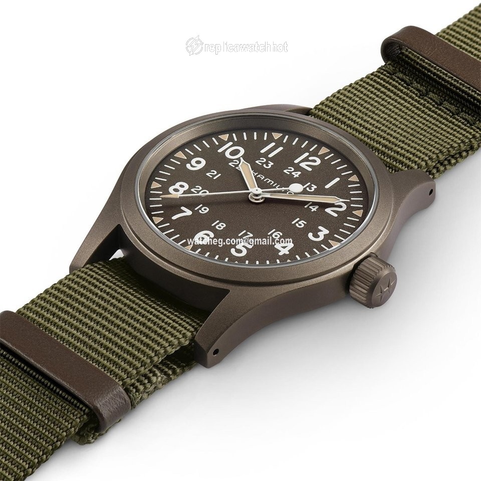 Hamilton Khaki Field Mens watch Unisex Manual winding Steel H69449961 2