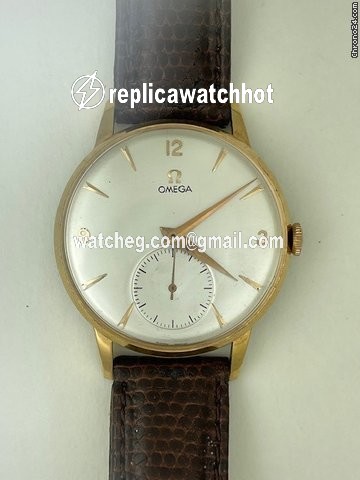 Omega Mens watch Unisex Manual winding Gold Steel Classic Dress 2