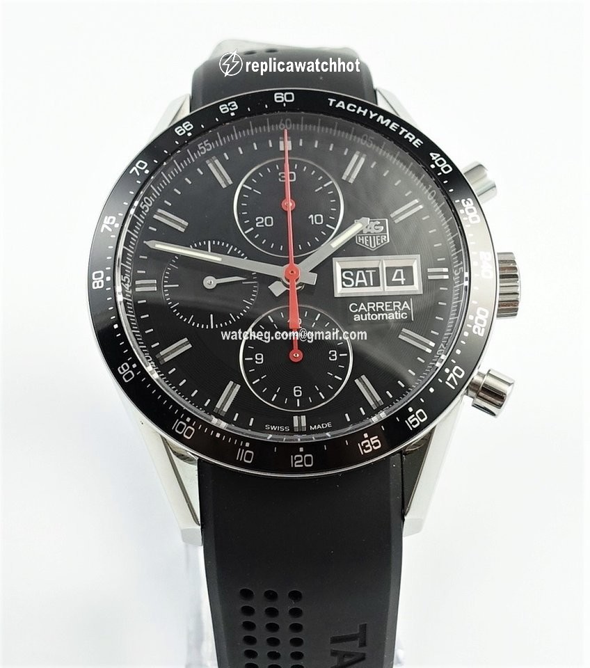TAG Heuer Carrera Calibre 16 Mens watch Unisex Automatic Steel cv201ah.ft6014 2